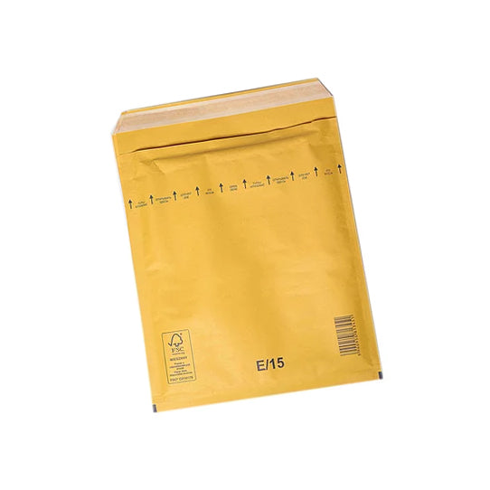 Bubble envelope 22x26.5 cm E/15 (100 pcs in a package) €0.18/pc+VAT